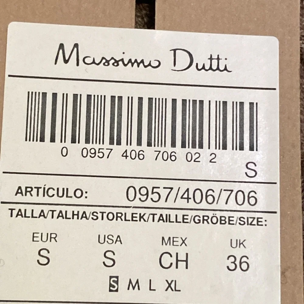 NWT. Massimo Dutti Man Cable Knit Viscose Blend Straight Fit Sweater. Si…